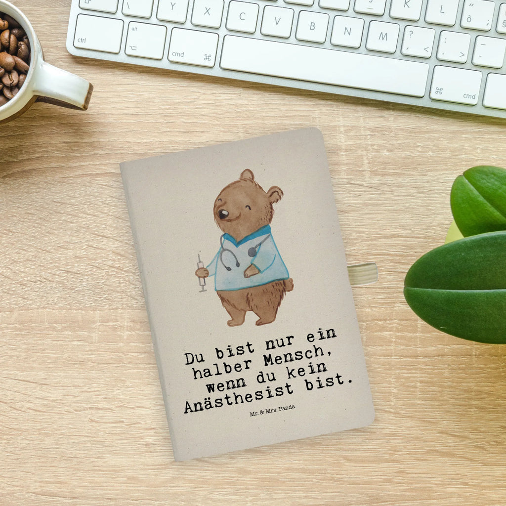 Cotton notebook anesthesiologist Heart diary, notepad, notes, sketchbook, journal, address book, entry book, notebook, writing book, gift, gift idea, best, farewell gift, passing exam, anniversary, retirement, promotion, job start, sayings, funny, profession