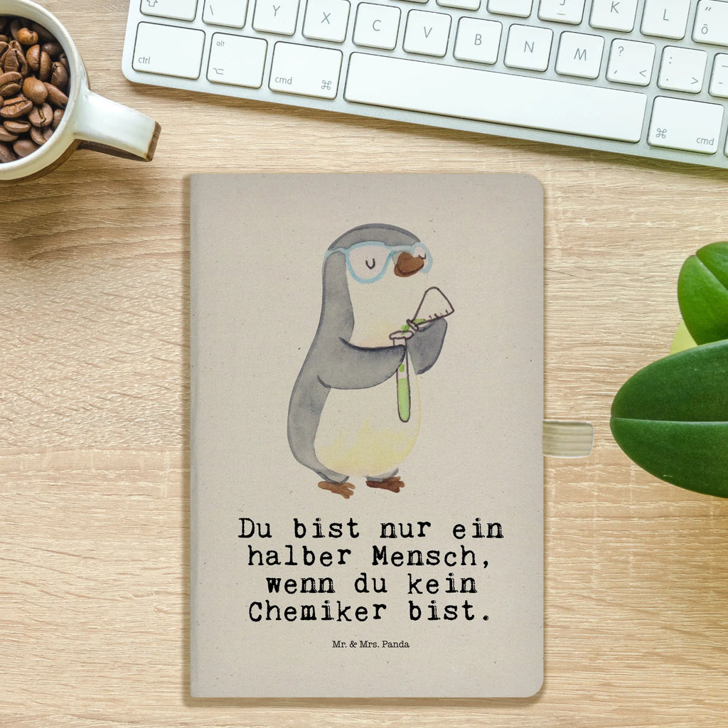 Cotton notebook Chemist Heart notepad, notes, sketchbook, address book, diary, journal, entry book, notebook, writing book, gift, gift idea, best, farewell gift, passing exam, anniversary, retirement, promotion, job start, sayings, funny, profession