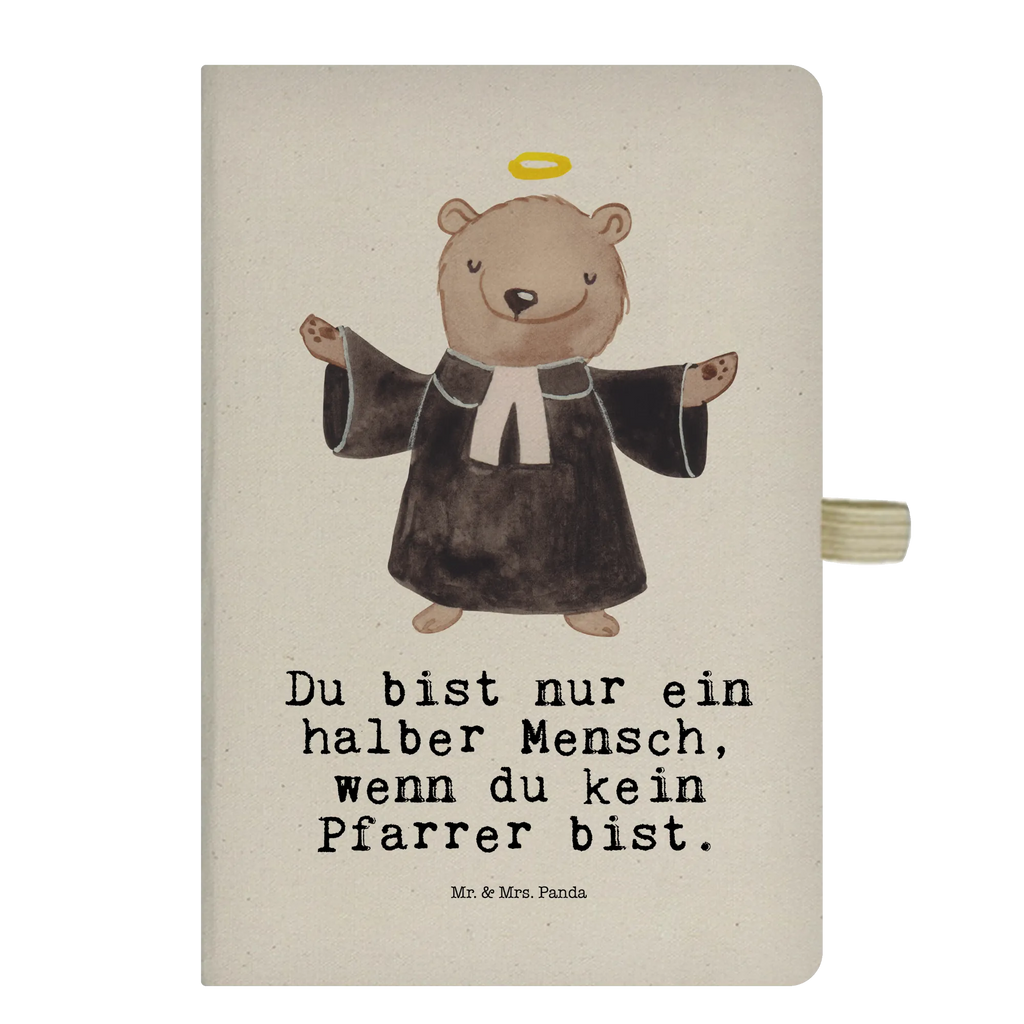 Cotton notebook pastor heart sketchbook, writing book, notes, journal, entry book, notepad, notebook, diary, address book, gift, gift idea, best, farewell gift, passing exam, anniversary, retirement, promotion, job start, sayings, funny, profession