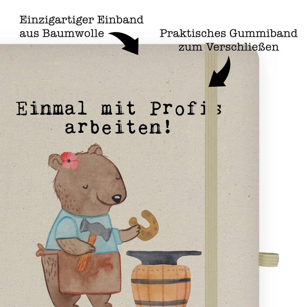 Cotton notebook female blacksmith Passion sketchbook, notes, notepad, writing book, entry book, journal, notebook, diary, address book, gift, gift idea, best, farewell gift, passing exam, anniversary, retirement, promotion, job start, sayings, funny, profession