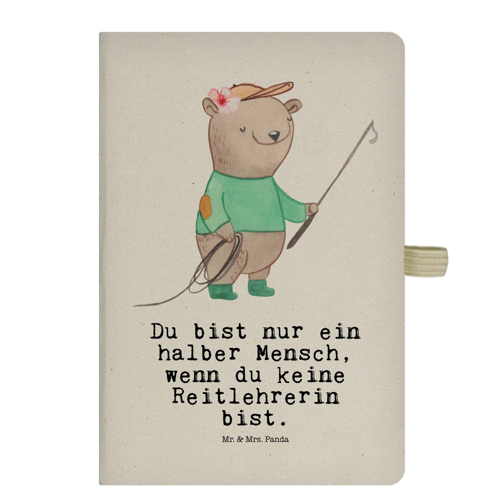 Bawełniany notes DIN A5 instruktorka jazdy konnej serce Zawód, Wykształcenie, Jubileusz, Pożegnanie, Emerytura, Kolega, Koleżanka, Prezent, Dawać, Pracownik, Współpracownik, Firma, Dziękuję, Dziękuję bardzo