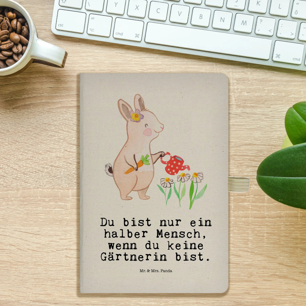 Cotton notebook Gardener Heart notepad, notebook, entry book, writing book, sketchbook, notes, journal, diary, address book, gift, gift idea, best, farewell gift, passing exam, anniversary, retirement, promotion, job start, sayings, funny, profession