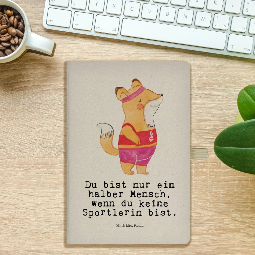 Cotton notebook Athlete Heart notepad, entry book, address book, writing book, journal, notes, notebook, diary, sketchbook, gift, gift idea, best, farewell gift, passing exam, anniversary, retirement, promotion, job start, sayings, funny, profession