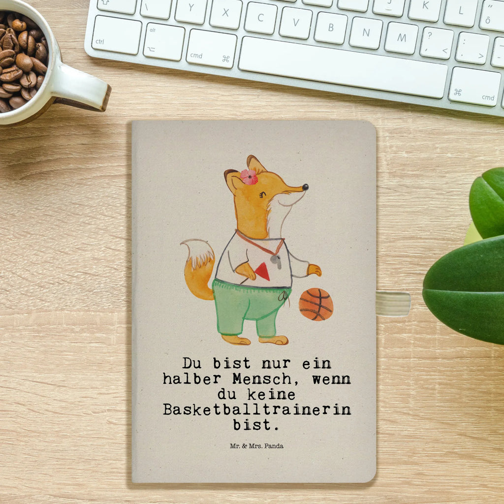 Cotton notebook Basketball coach heart entry book, journal, sketchbook, notepad, writing book, address book, notebook, diary, notes, gift, gift idea, best, farewell gift, passing exam, anniversary, retirement, promotion, job start, sayings, funny, profession