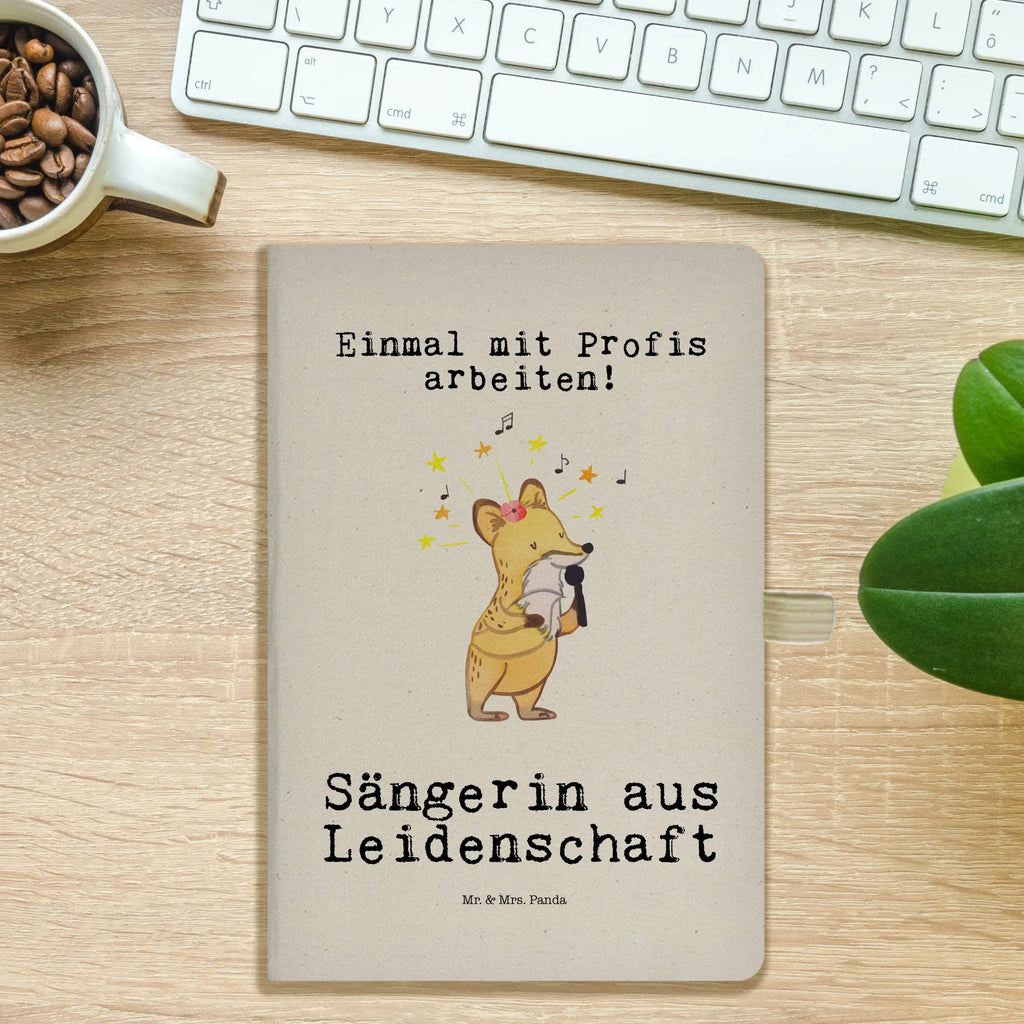 Cotton notebook singer Passion address book, entry book, journal, diary, notepad, writing book, sketchbook, notes, notebook, gift, gift idea, best, farewell gift, passing exam, anniversary, retirement, promotion, job start, sayings, funny, profession