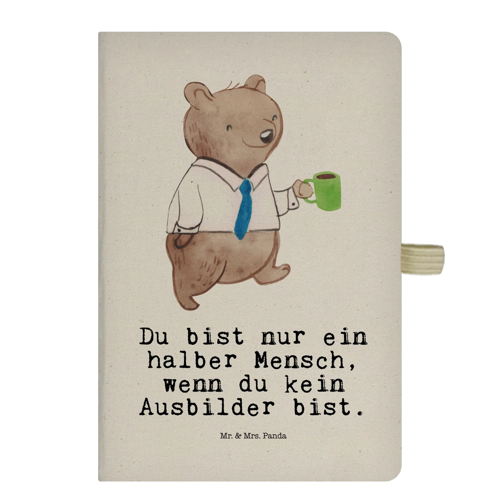 Cotton notebook Instructor Heart address book, writing book, journal, notepad, sketchbook, entry book, notebook, diary, notes, gift, gift idea, best, farewell gift, passing exam, anniversary, retirement, promotion, job start, sayings, funny, profession