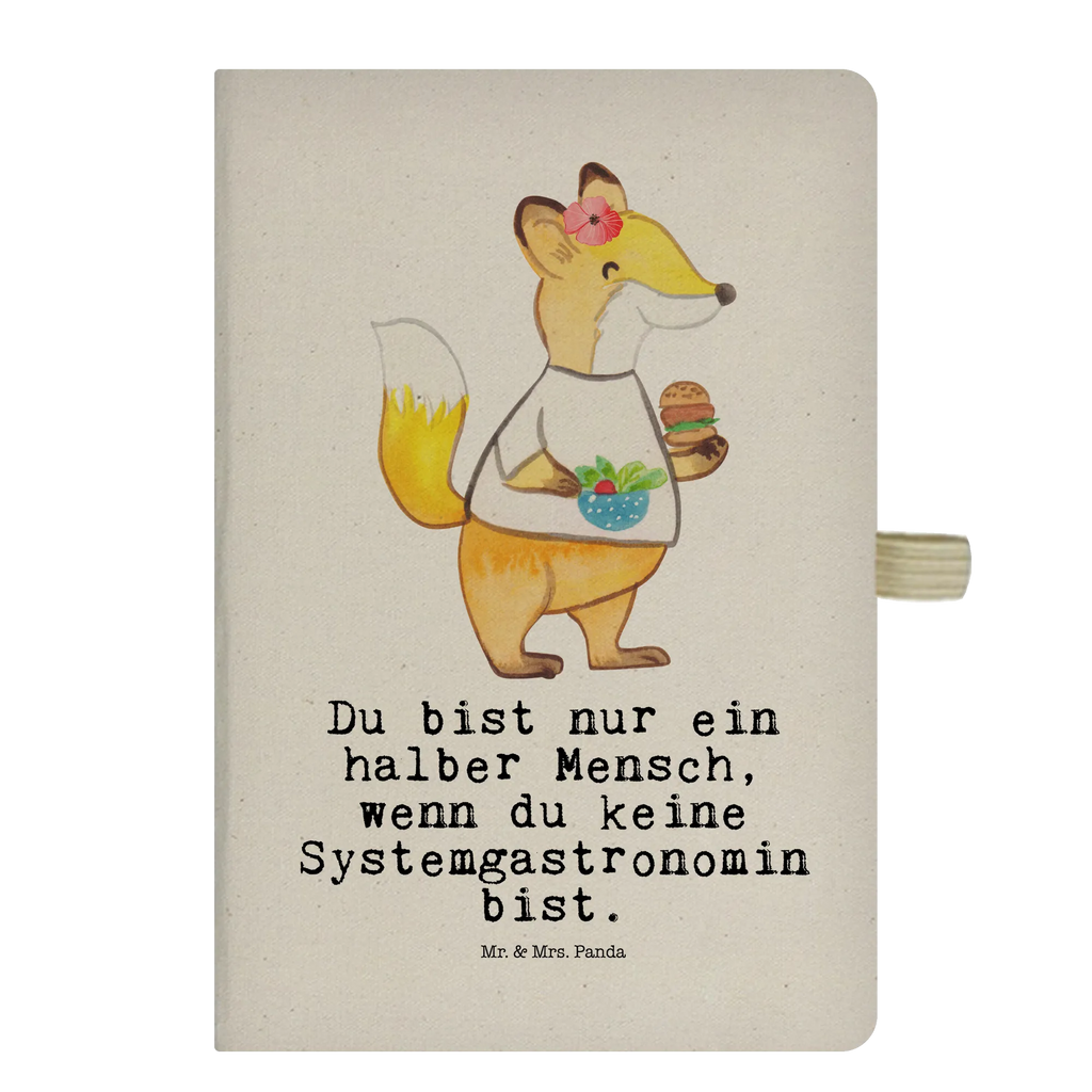 Bawełniany notatnik DIN A4 Systemowa gastronomiczka serce Zawód, Wykształcenie, Jubileusz, Pożegnanie, Emerytura, Kolega, Koleżanka, Prezent, Dawać, Pracownik, Współpracownik, Firma, Dziękuję, Dziękuję bardzo