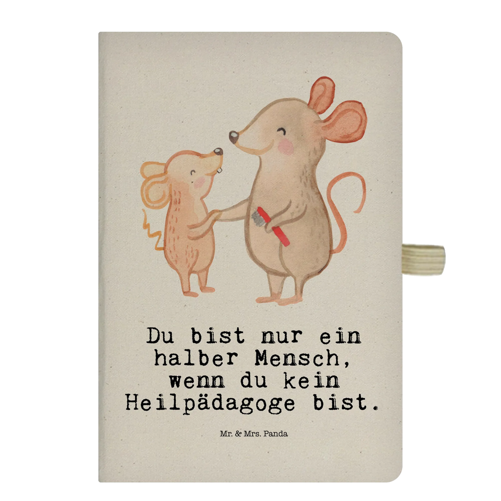 Bawełniany notes DIN A5 pedagog specjalny Serce Zawód, Wykształcenie, Jubileusz, Pożegnanie, Emerytura, Kolega, Koleżanka, Prezent, Dawać, Pracownik, Współpracownik, Firma, Dziękuję, Dziękuję bardzo