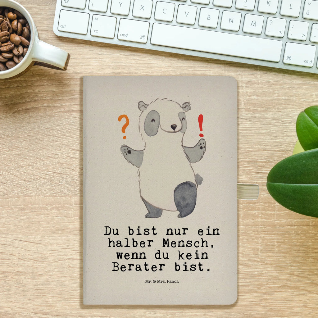 Cotton notebook Consultant heart notes, address book, diary, notepad, notebook, journal, sketchbook, writing book, entry book, gift, gift idea, best, farewell gift, passing exam, anniversary, retirement, promotion, job start, sayings, funny, profession