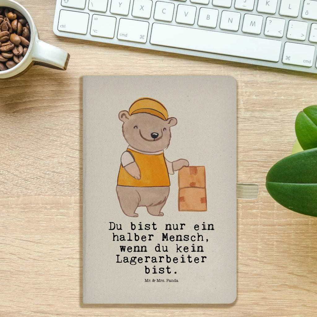 Cotton notebook Warehouse Worker heart writing book, address book, notebook, entry book, diary, notepad, notes, sketchbook, journal, gift, gift idea, best, farewell gift, passing exam, anniversary, retirement, promotion, job start, sayings, funny, profession