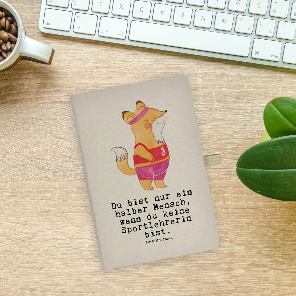 Cotton notebook physical education teacher heart address book, writing book, entry book, notebook, notepad, journal, notes, sketchbook, diary, gift, gift idea, best, farewell gift, passing exam, anniversary, retirement, promotion, job start, sayings, funny, profession