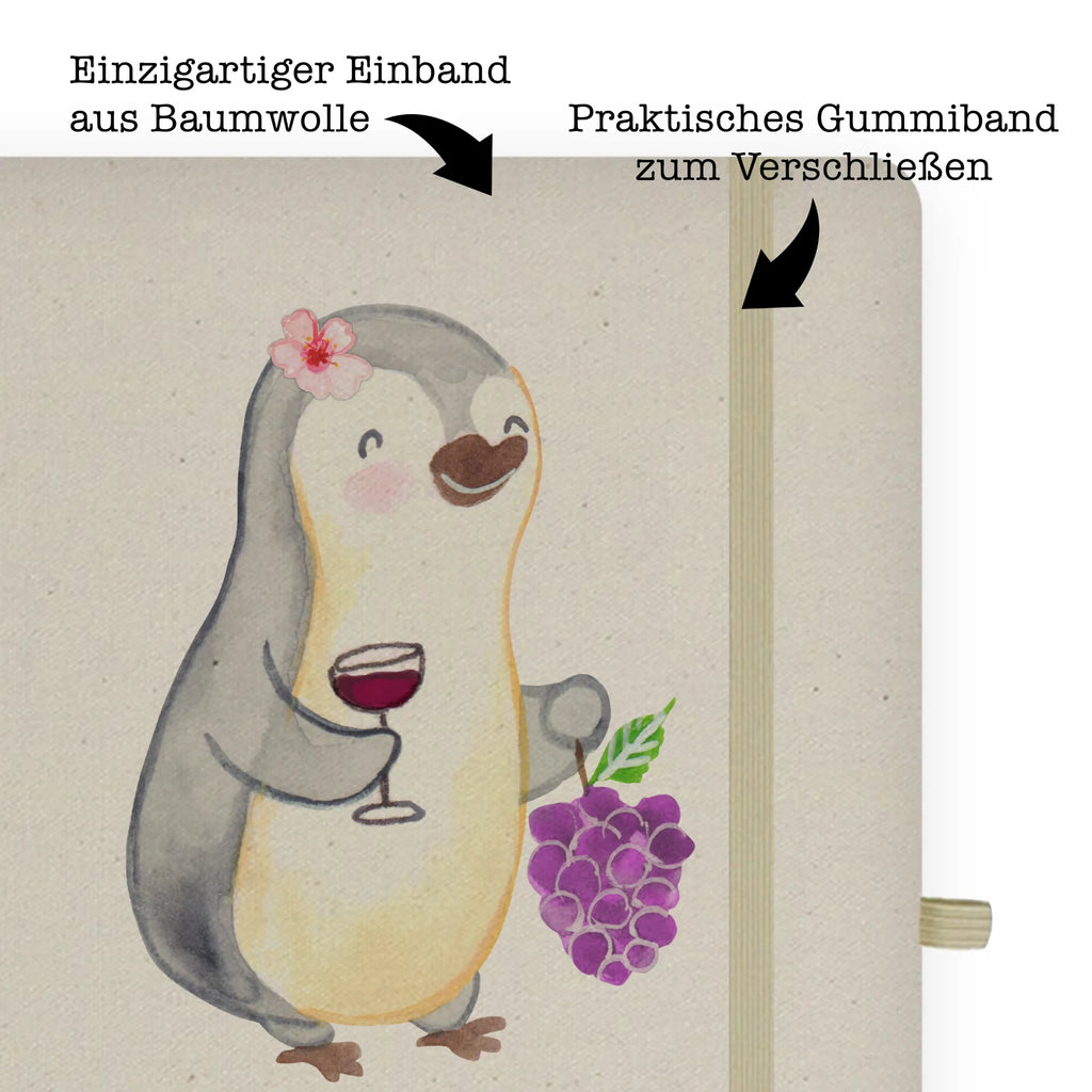 Cotton notebook female winemaker Heart writing book, diary, notebook, notepad, entry book, address book, journal, notes, sketchbook, gift, gift idea, best, farewell gift, passing exam, anniversary, retirement, promotion, job start, sayings, funny, profession