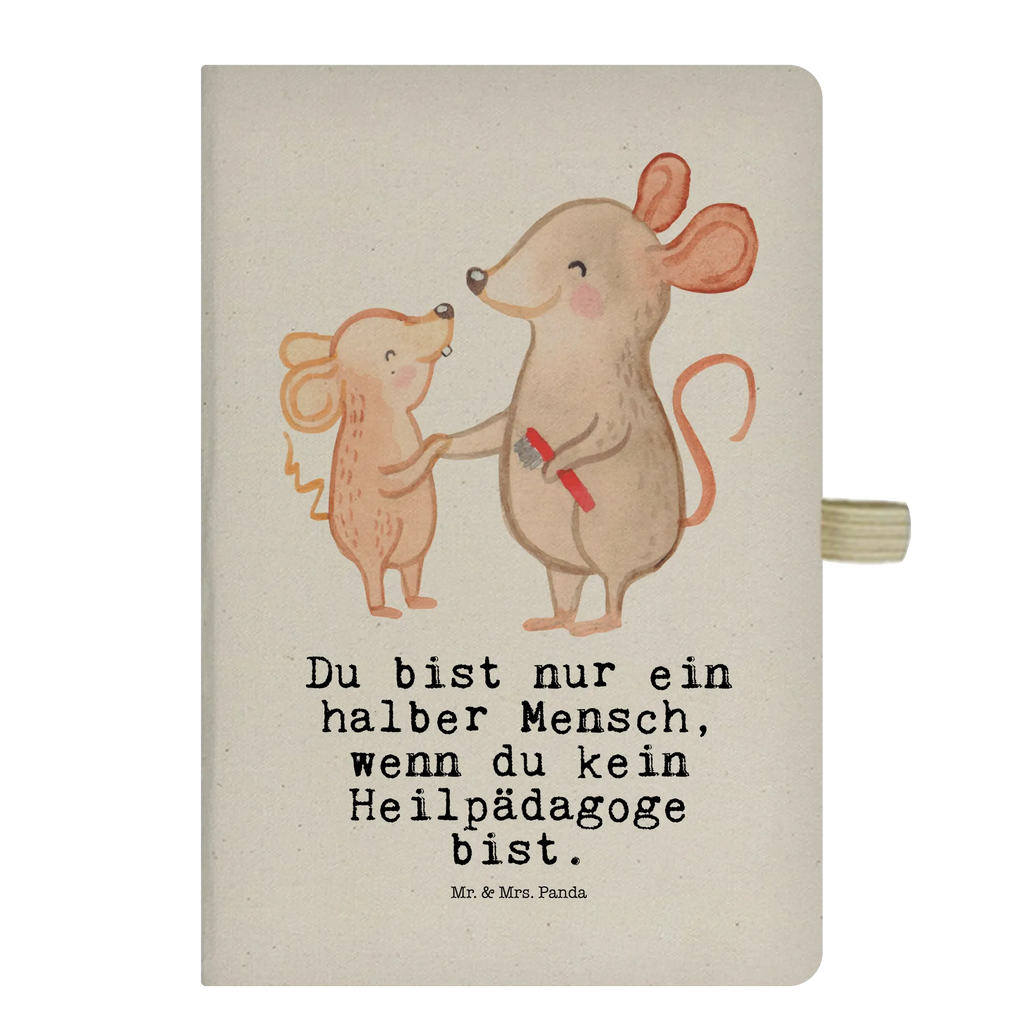 Bawełniany notes DIN A5 pedagog specjalny Serce Zawód, Wykształcenie, Jubileusz, Pożegnanie, Emerytura, Kolega, Koleżanka, Prezent, Dawać, Pracownik, Współpracownik, Firma, Dziękuję, Dziękuję bardzo