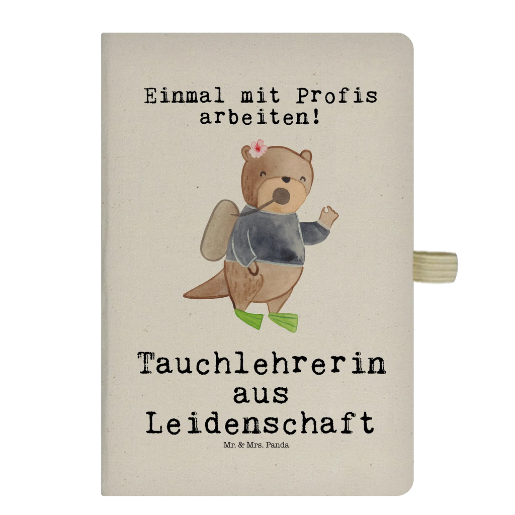 Cotton notebook diving instructor Passion writing book, notebook, entry book, journal, notepad, diary, sketchbook, address book, notes, gift, gift idea, best, farewell gift, passing exam, anniversary, retirement, promotion, job start, sayings, funny, profession