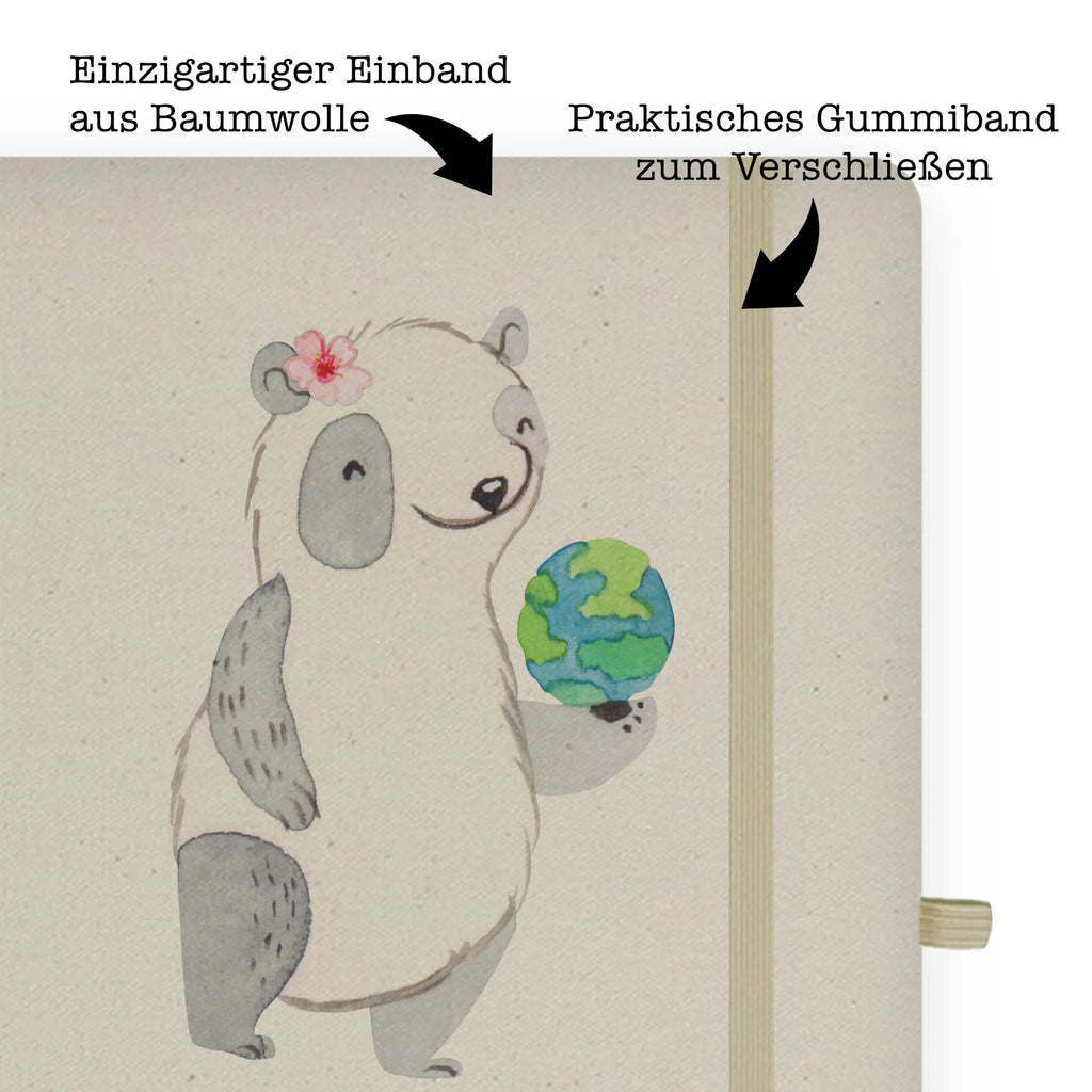 Bawełniany notes DIN A5 agentka turystyczna Serce Zawód, Wykształcenie, Jubileusz, Pożegnanie, Emerytura, Kolega, Koleżanka, Prezent, Dawać, Pracownik, Współpracownik, Firma, Dziękuję, Dziękuję bardzo