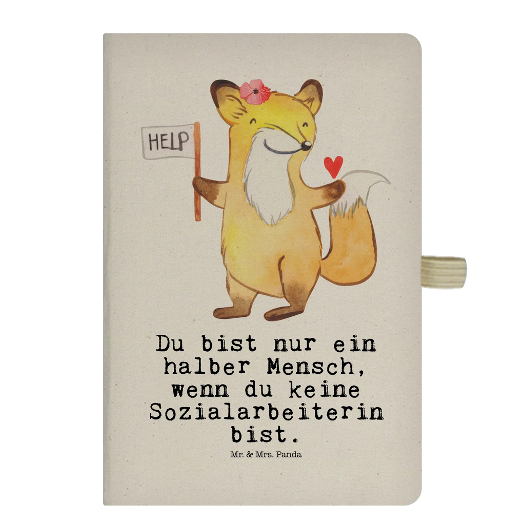 Cotton notebook social worker Heart notepad, diary, sketchbook, entry book, address book, notes, writing book, journal, notebook, gift, gift idea, best, farewell gift, passing exam, anniversary, retirement, promotion, job start, sayings, funny, profession