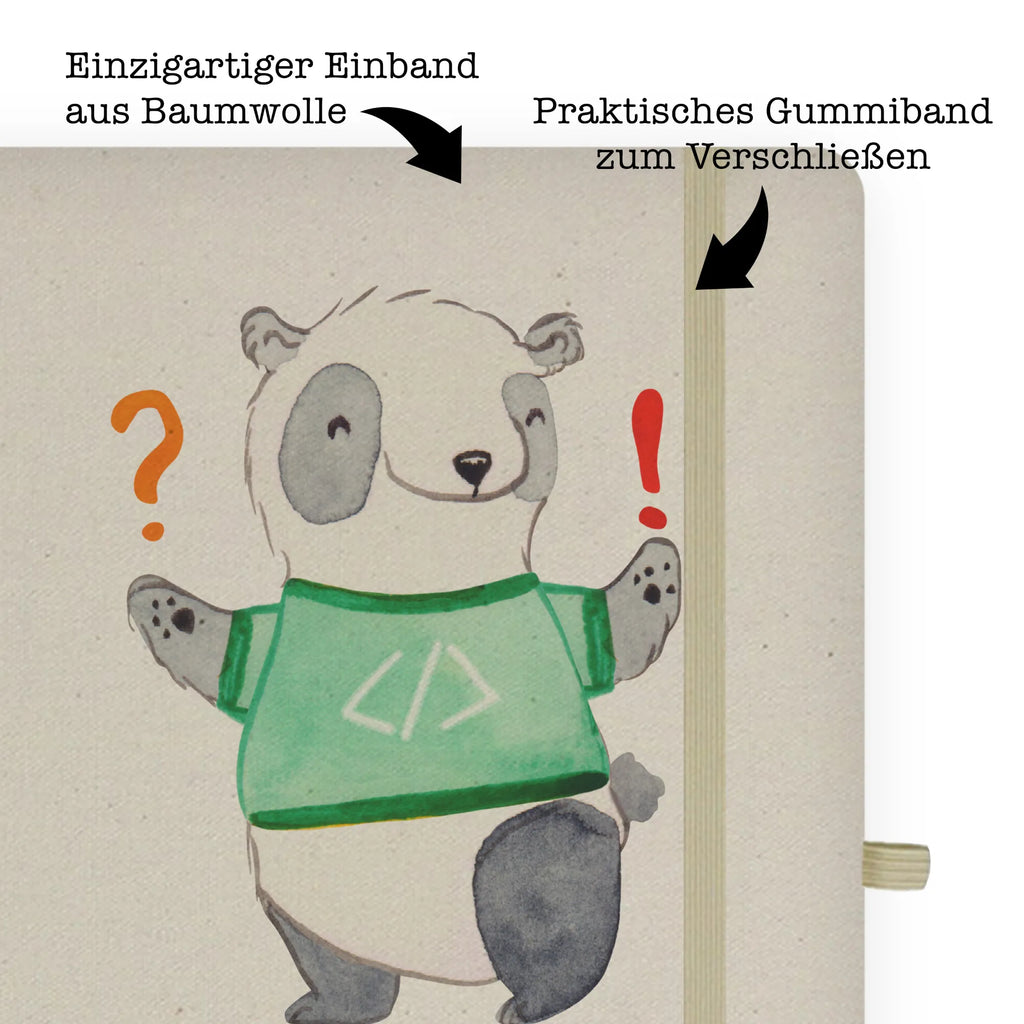 Cotton notebook Programmer Heart entry book, journal, address book, notes, sketchbook, writing book, notebook, diary, notepad, gift, gift idea, best, farewell gift, passing exam, anniversary, retirement, promotion, job start, sayings, funny, profession