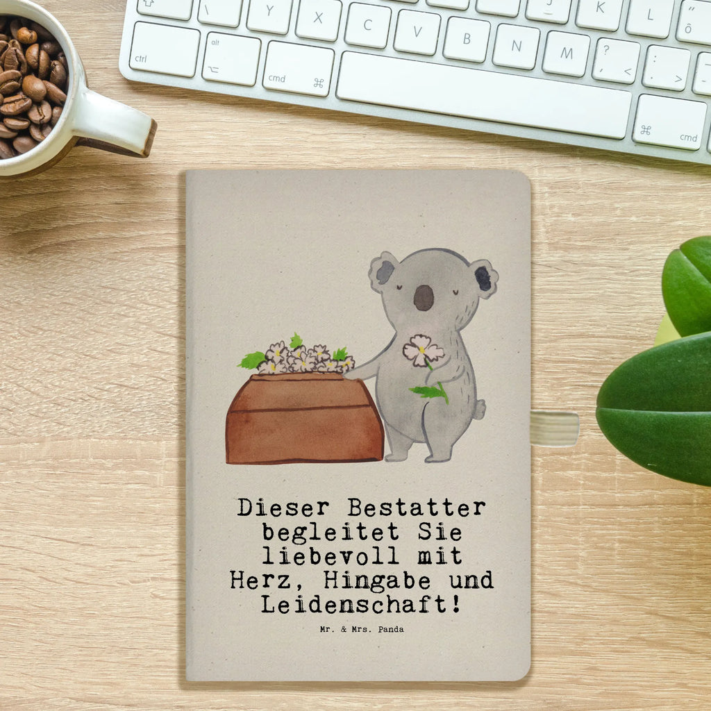 Cotton notebook undertaker heart writing book, notes, entry book, notebook, notepad, address book, journal, sketchbook, diary, gift, gift idea, best, farewell gift, passing exam, anniversary, retirement, promotion, job start, sayings, funny, profession