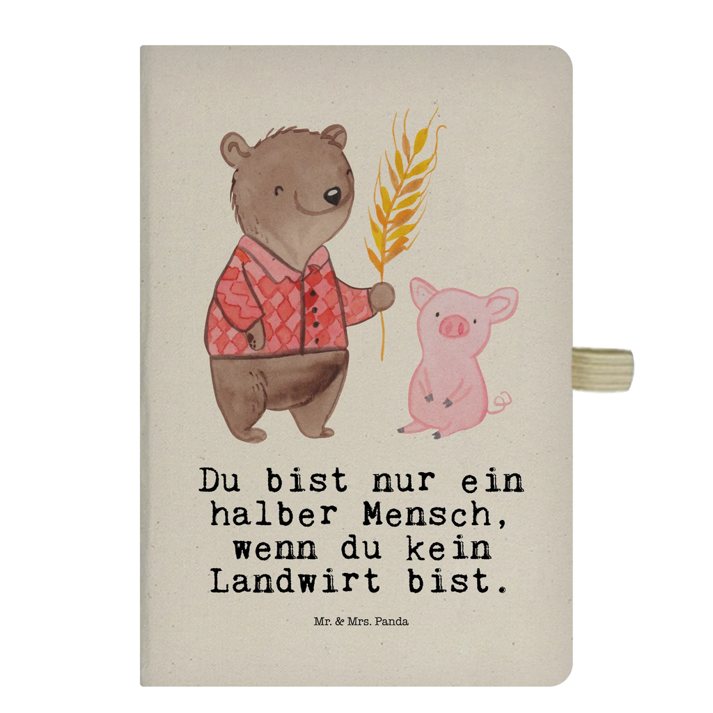 Bawełniany notatnik DIN A4 Rolnik serce Zawód, Wykształcenie, Jubileusz, Pożegnanie, Emerytura, Kolega, Koleżanka, Prezent, Dawać, Pracownik, Współpracownik, Firma, Dziękuję, Dziękuję bardzo