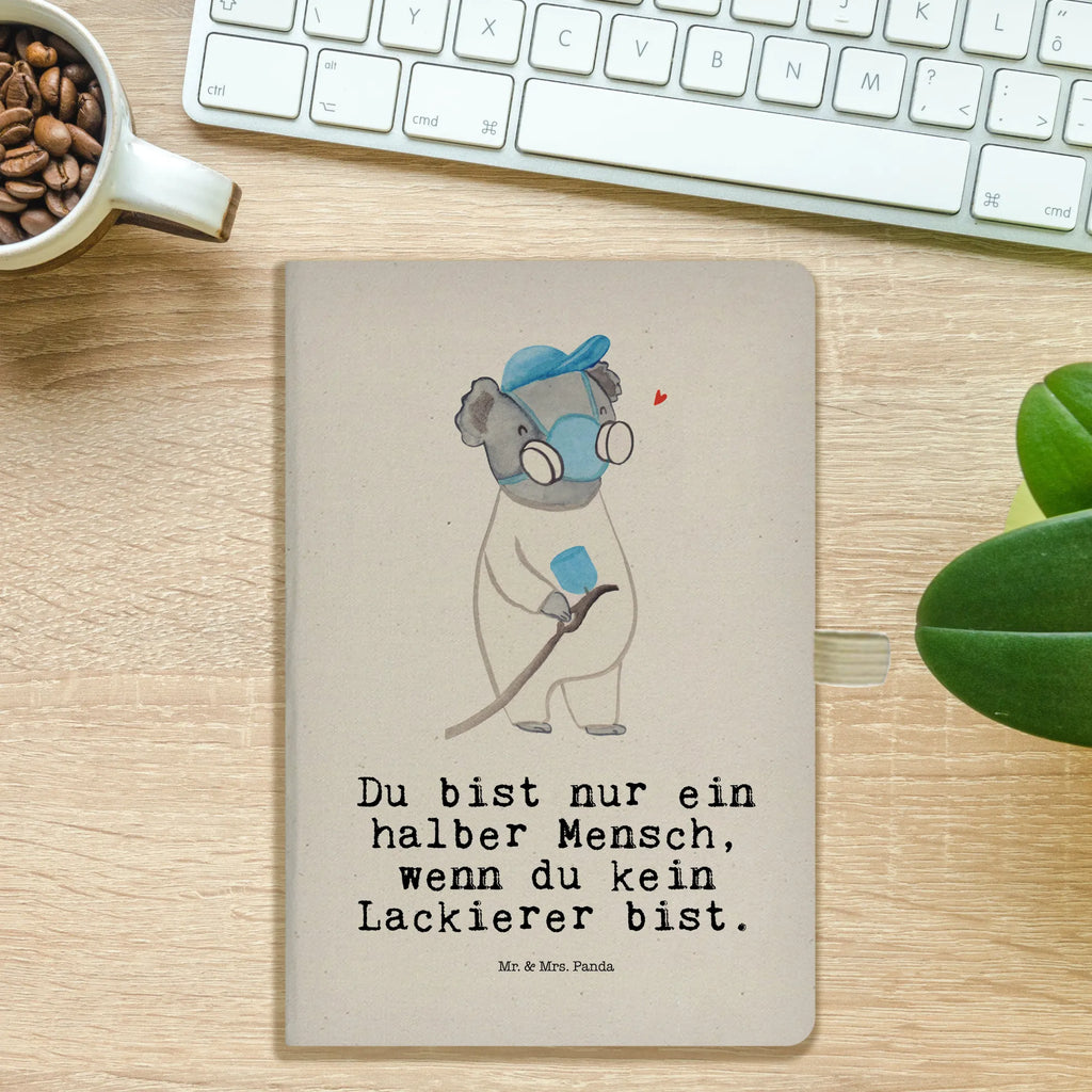 Cotton notebook Painter heart diary, writing book, journal, notes, entry book, sketchbook, notepad, address book, notebook, gift, gift idea, best, farewell gift, passing exam, anniversary, retirement, promotion, job start, sayings, funny, profession