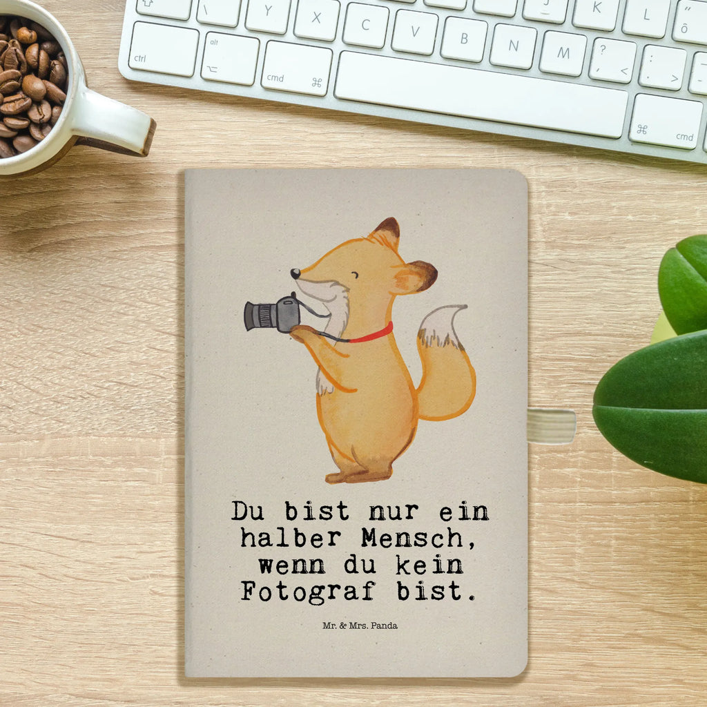 Bawełniany notes DIN A5 fotograf serce Zawód, Wykształcenie, Jubileusz, Pożegnanie, Emerytura, Kolega, Koleżanka, Prezent, Dawać, Pracownik, Współpracownik, Firma, Dziękuję, Dziękuję bardzo