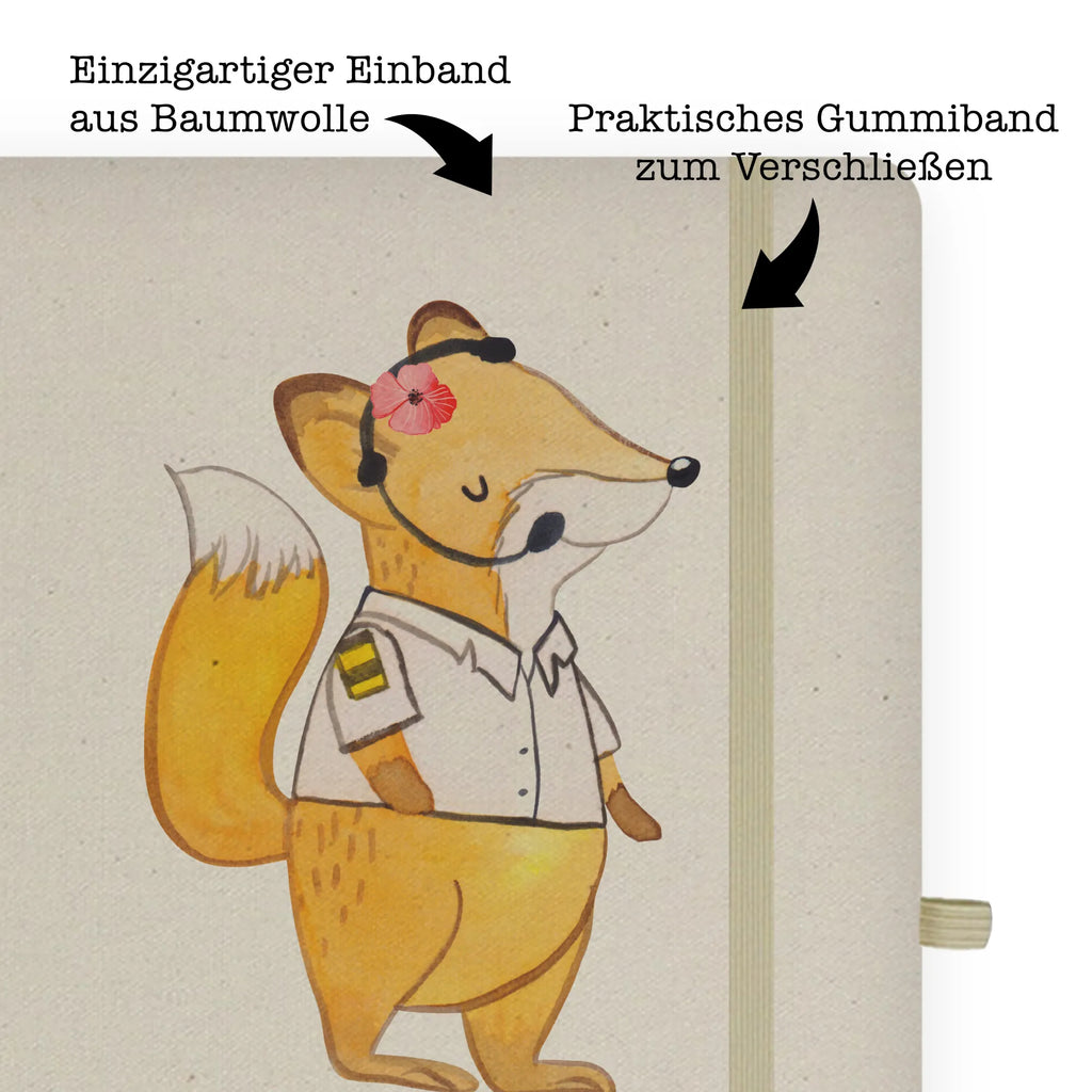 Bawełniany notes DIN A5 Pilotka serce Zawód, Wykształcenie, Jubileusz, Pożegnanie, Emerytura, Kolega, Koleżanka, Prezent, Dawać, Pracownik, Współpracownik, Firma, Dziękuję, Dziękuję bardzo