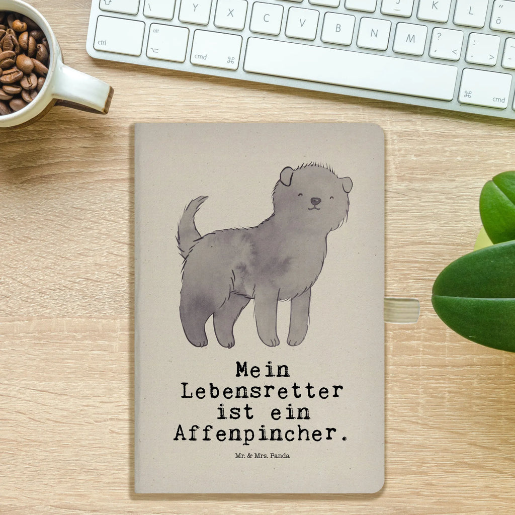 Cotton notebook Affenpinscher Lifesaver entry book, diary, notebook, writing book, address book, journal, notepad, notes, sketchbook, Dog, dog breed, purebred dog, dog owner, gift, animal lover, giving, puppy