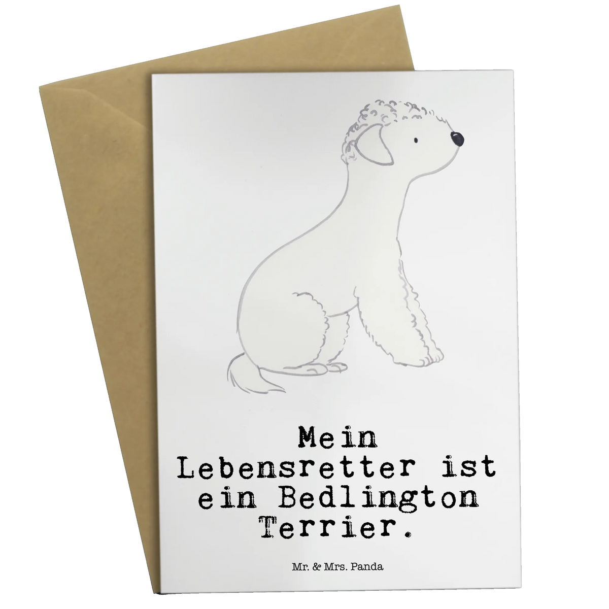 Grußkarte Bedlington Terrier Lebensretter babykarte, einladungskarten, jubiläumskarte, osterkarten, Klappkarte, abiturkarte, osterkarte, neujahrskarte, glückwunschkarten, dankeskarten, Grußkarte, valentinstagskarte, vatertagskarte, spruchkarte, firmungskarte, Grußkarten, weihnachtskarten, Beileidskarte, kommunionskarte, Motivkarte, genesungskarte, Glückwunschkarte, hochzeitskarten, Geschenk, Schenken, Hund, Hunderasse, Rassehund, Hundebesitzer, Tierfreund, Welpe, Bedlington Terrier, Terrier