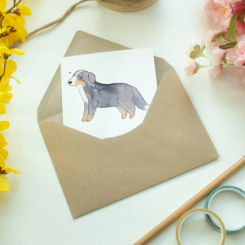 Greetings card Bernese Mountain Dog Moment greeting card, invitation card, wedding card, birthday card, folding card, Dog, dog breed, purebred dog, dog owner, gift, animal lover, giving, puppy