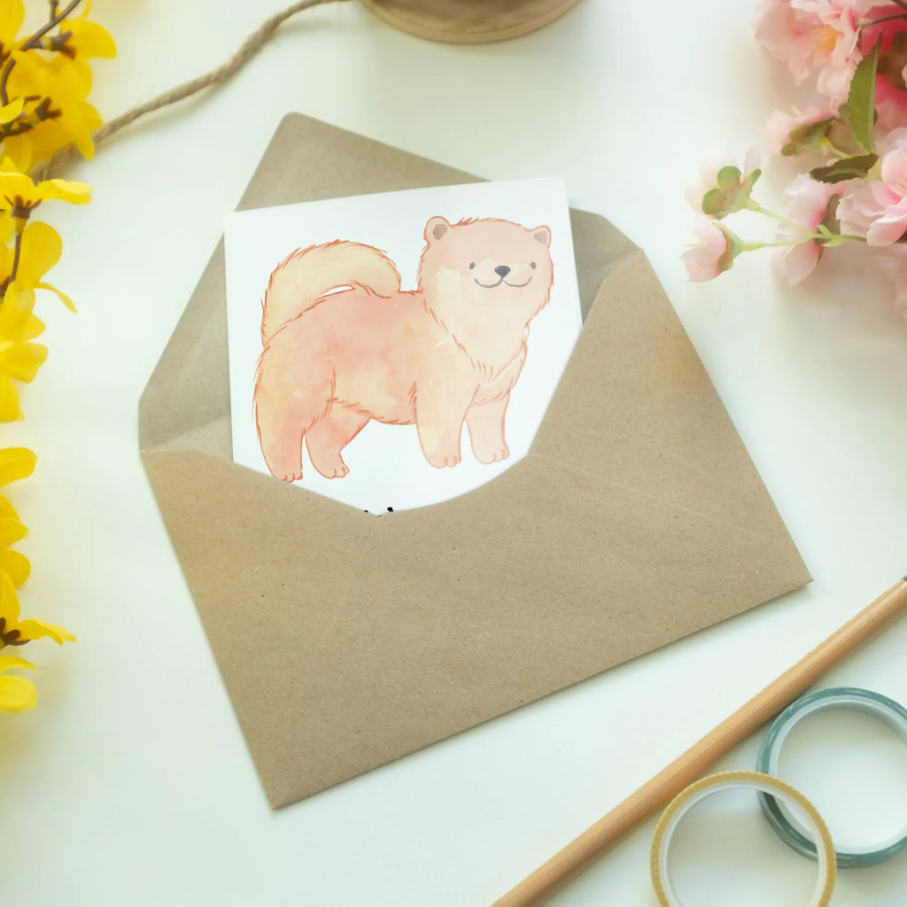 Greetings card Chow-Chow Moment wedding card, birthday card, greeting card, invitation card, folding card, Dog, dog breed, purebred dog, dog owner, gift, animal lover, giving, puppy