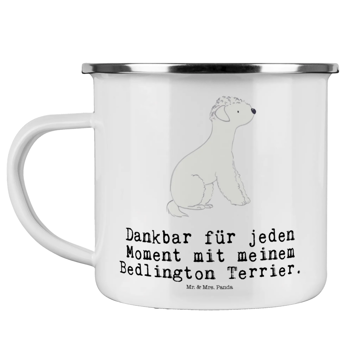 Enamel camping mug Bedlington Terrier Moment metal cup, enamel mug, enamel camping cup, outdoor cup, backpacking mug, bushcraft mug, stainless steel drinking cup, adventure mug, camping metal cup, camp coffee mug, lightweight camping mug, steel mug for camping, hiking mug, camping mug, metal camping mug, camper mug, campfire mug, travel mug, tin coffee cup, enamel drinking mug, Dog, dog breed, purebred dog, dog owner, gift, animal lover, giving, puppy