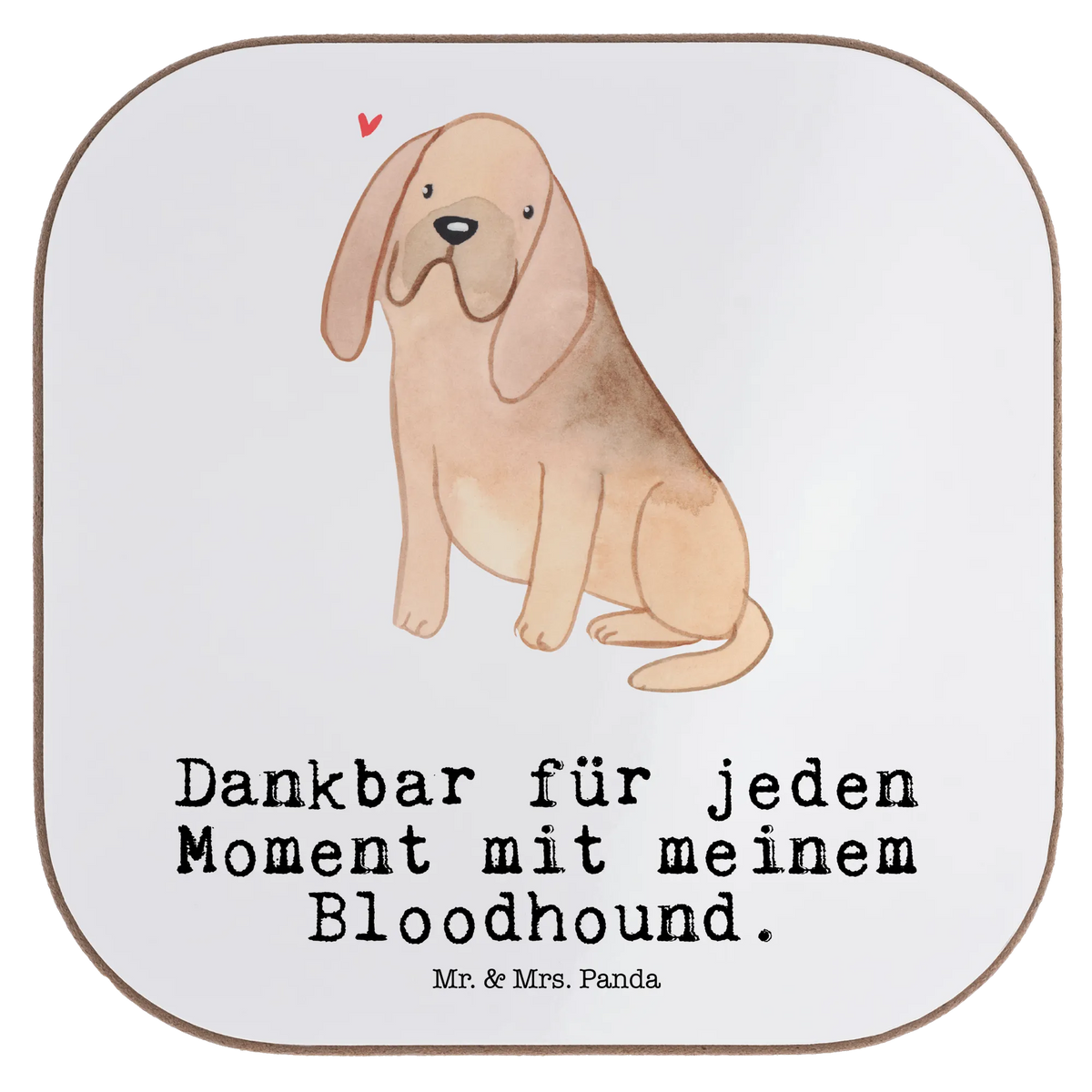 Square coaster Bloodhound moment party, gift, presents, Coasters, glass coasters, gifts, breakfast, Dog, dog breed, purebred dog, dog owner, animal lover, giving, puppy