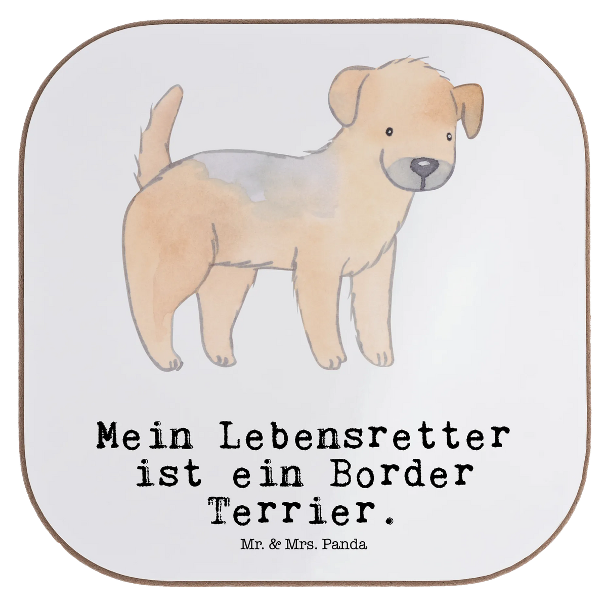 Square coaster Border Terrier Lifesaver party, Coasters, glass coasters, gifts, gift, presents, breakfast, Dog, dog breed, purebred dog, dog owner, animal lover, giving, puppy
