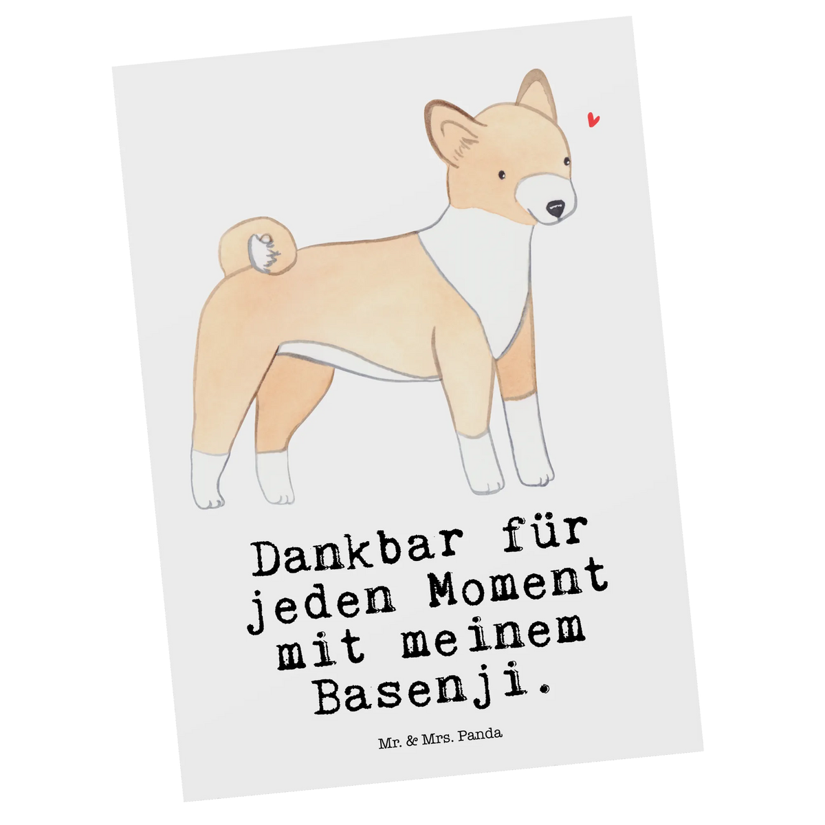 Pocztówka Basenji Chwila Pies, rasa psa, pies rasowy, właściciel psa, prezent, miłośnik zwierząt, dawanie, szczeniak