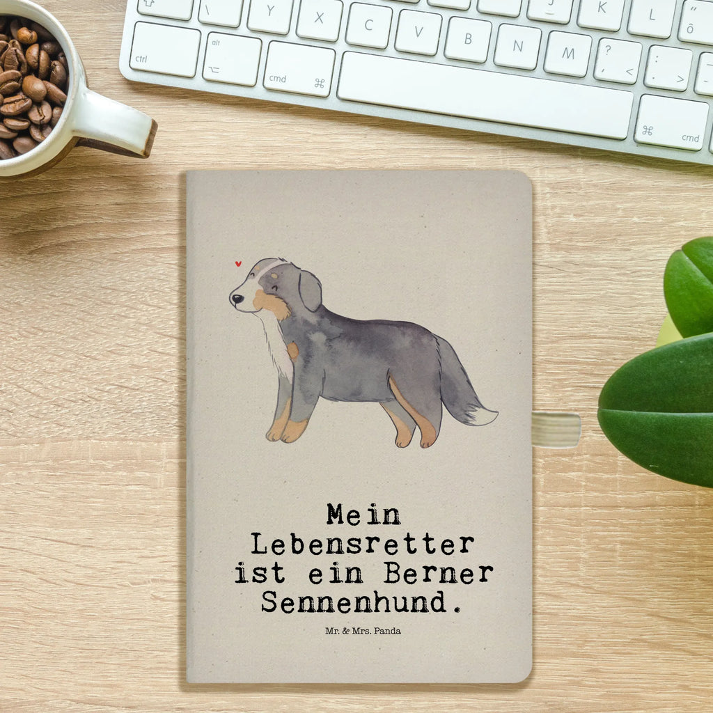 Cotton notebook Bernese Mountain Dog Lifesaver writing book, journal, notepad, diary, notebook, entry book, address book, sketchbook, notes, Dog, dog breed, purebred dog, dog owner, gift, animal lover, giving, puppy