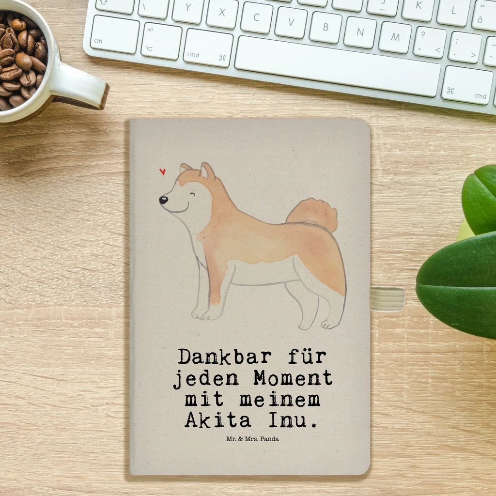 Cotton notebook Akita Inu Moment notepad, notes, entry book, writing book, journal, diary, address book, sketchbook, notebook, Dog, dog breed, purebred dog, dog owner, gift, animal lover, giving, puppy