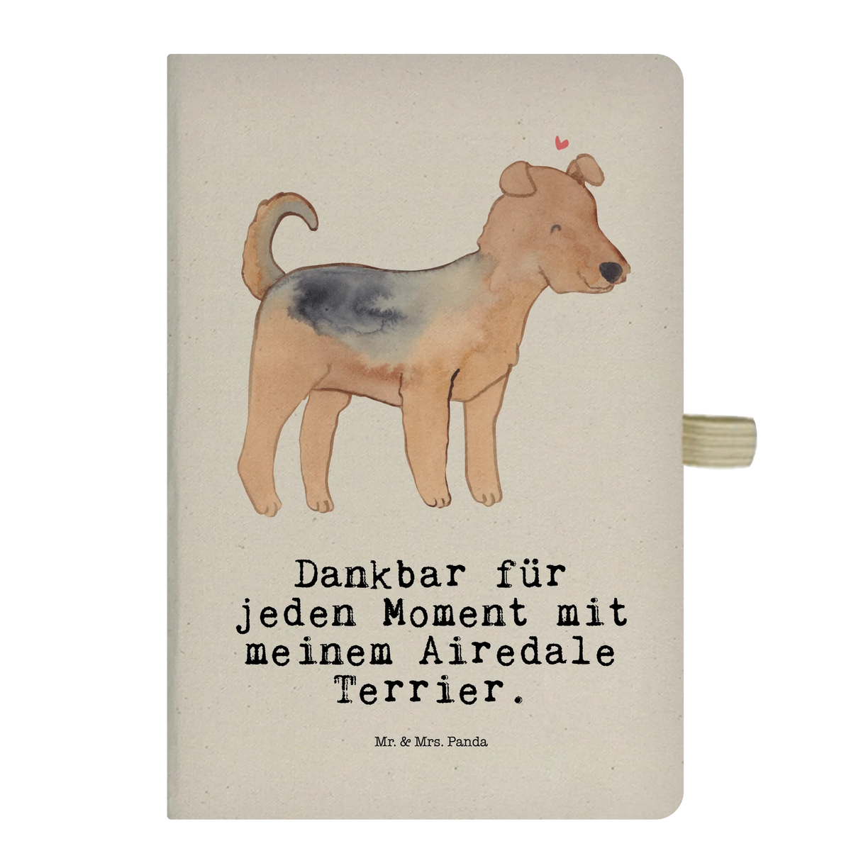 Cotton notebook Airedale Terrier moment writing book, address book, entry book, journal, notepad, diary, notes, sketchbook, notebook, Dog, dog breed, purebred dog, dog owner, gift, animal lover, giving, puppy