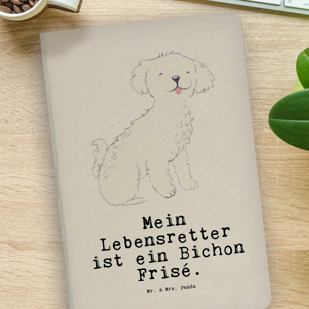 Cotton notebook Bichon Frise Lifesaver notes, writing book, sketchbook, notepad, entry book, address book, journal, notebook, diary, Dog, dog breed, purebred dog, dog owner, gift, animal lover, giving, puppy