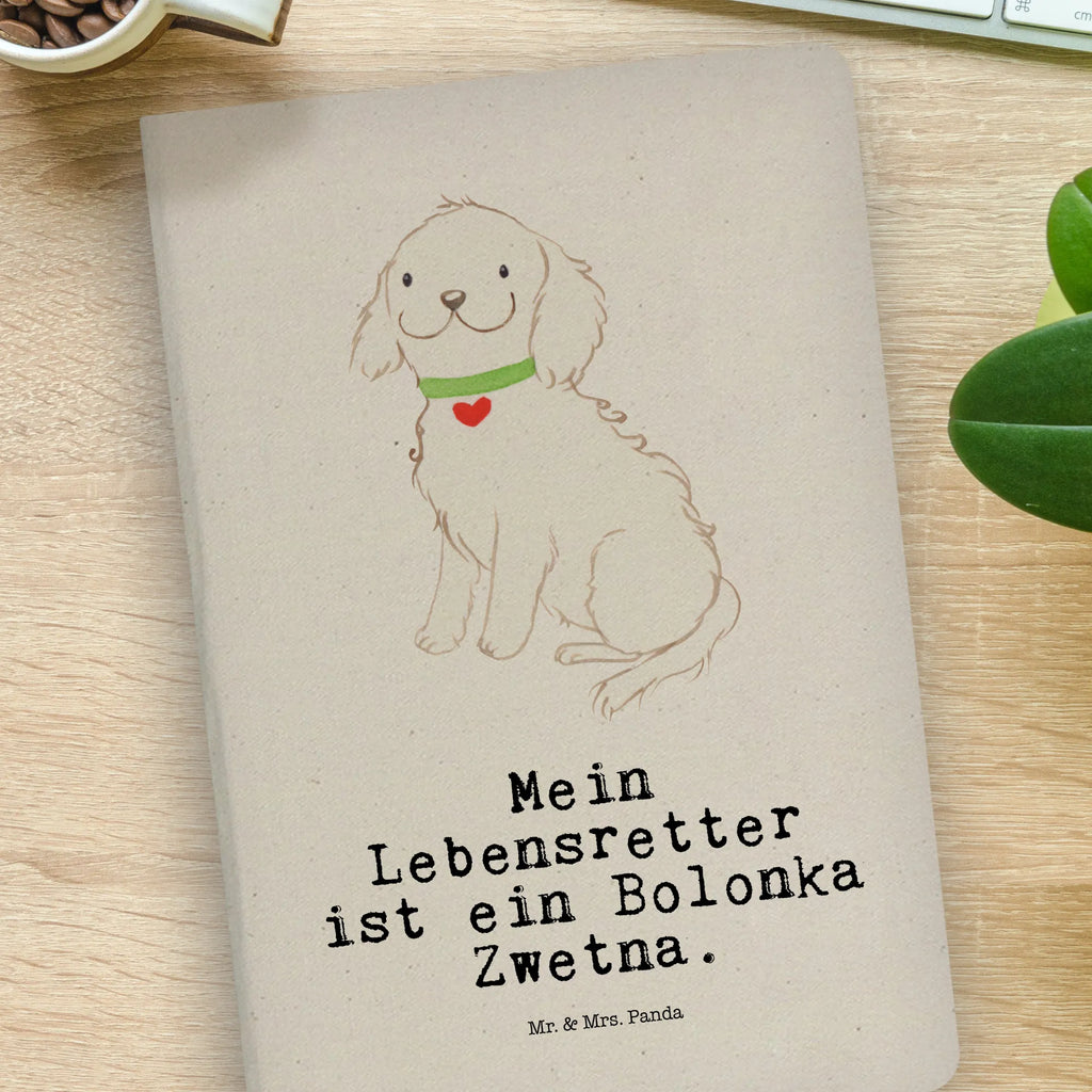 Cotton notebook Bolonka Zwetna Lifesaver diary, notepad, notes, entry book, sketchbook, writing book, address book, journal, notebook, Dog, dog breed, purebred dog, dog owner, gift, animal lover, giving, puppy