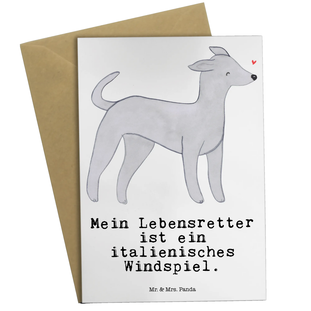 Greetings card Italian Greyhound Lifesaver invitation card, birthday card, greeting card, wedding card, folding card, Dog, dog breed, purebred dog, dog owner, gift, animal lover, giving, puppy