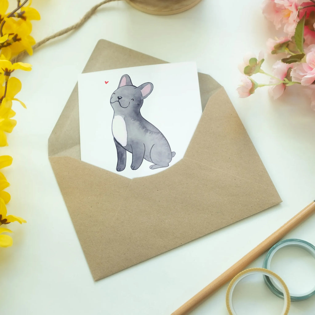 Greetings card French Bulldog Moment folding card, birthday card, invitation card, greeting card, wedding card, Dog, dog breed, purebred dog, dog owner, gift, animal lover, giving, puppy