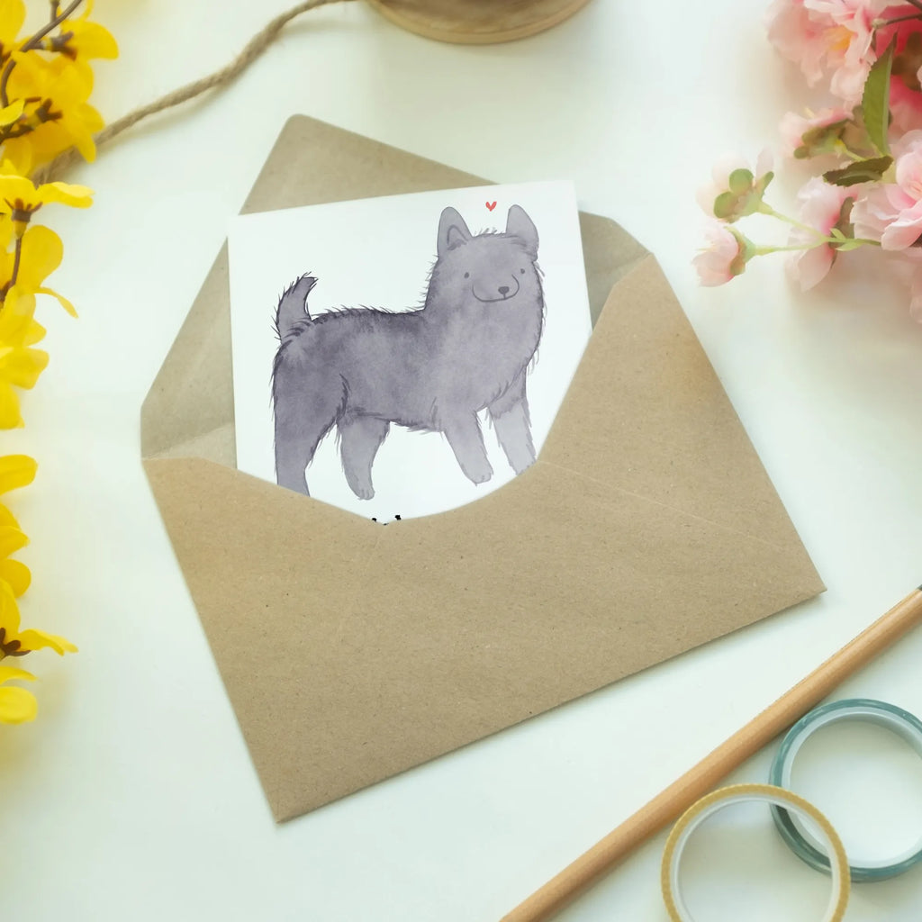 Greetings card Schipperke moment wedding card, folding card, greeting card, birthday card, invitation card, Dog, dog breed, purebred dog, dog owner, gift, animal lover, giving, puppy