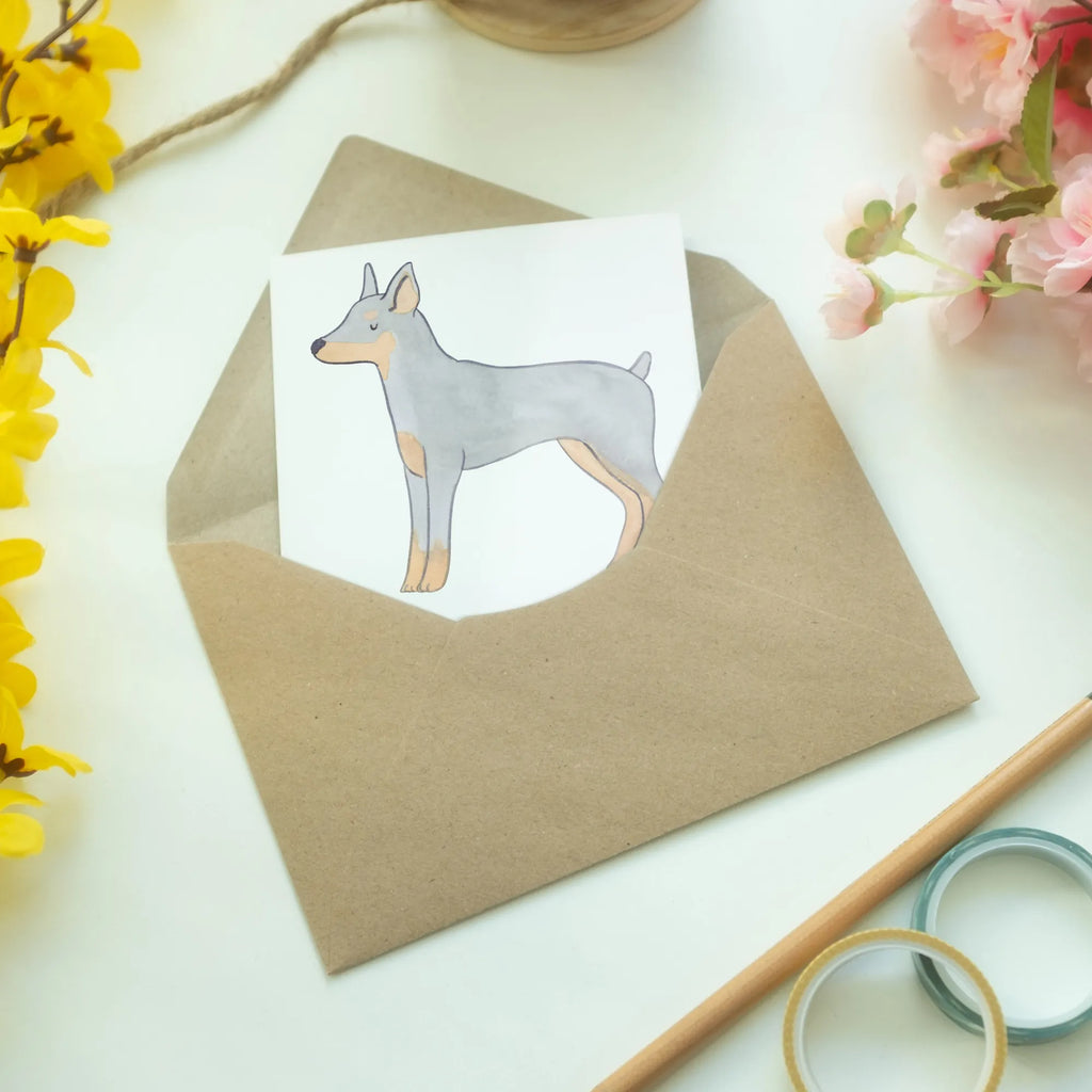 Greetings card Doberman Pinscher Lifesaver greeting card, folding card, wedding card, birthday card, invitation card, Dog, dog breed, purebred dog, dog owner, gift, animal lover, giving, puppy