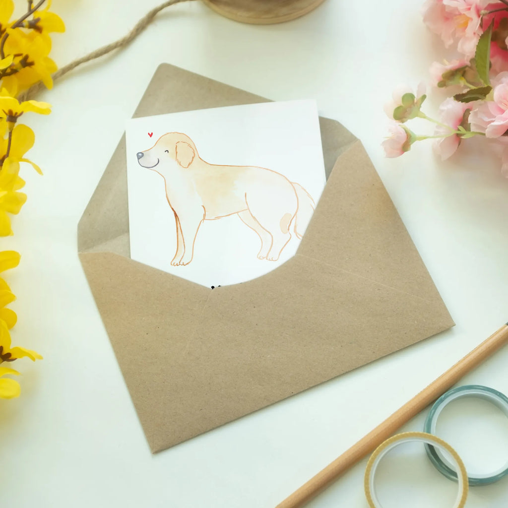 Greetings card Golden Retriever Lifesaver wedding card, invitation card, greeting card, folding card, birthday card, Dog, dog breed, purebred dog, dog owner, gift, animal lover, giving, puppy