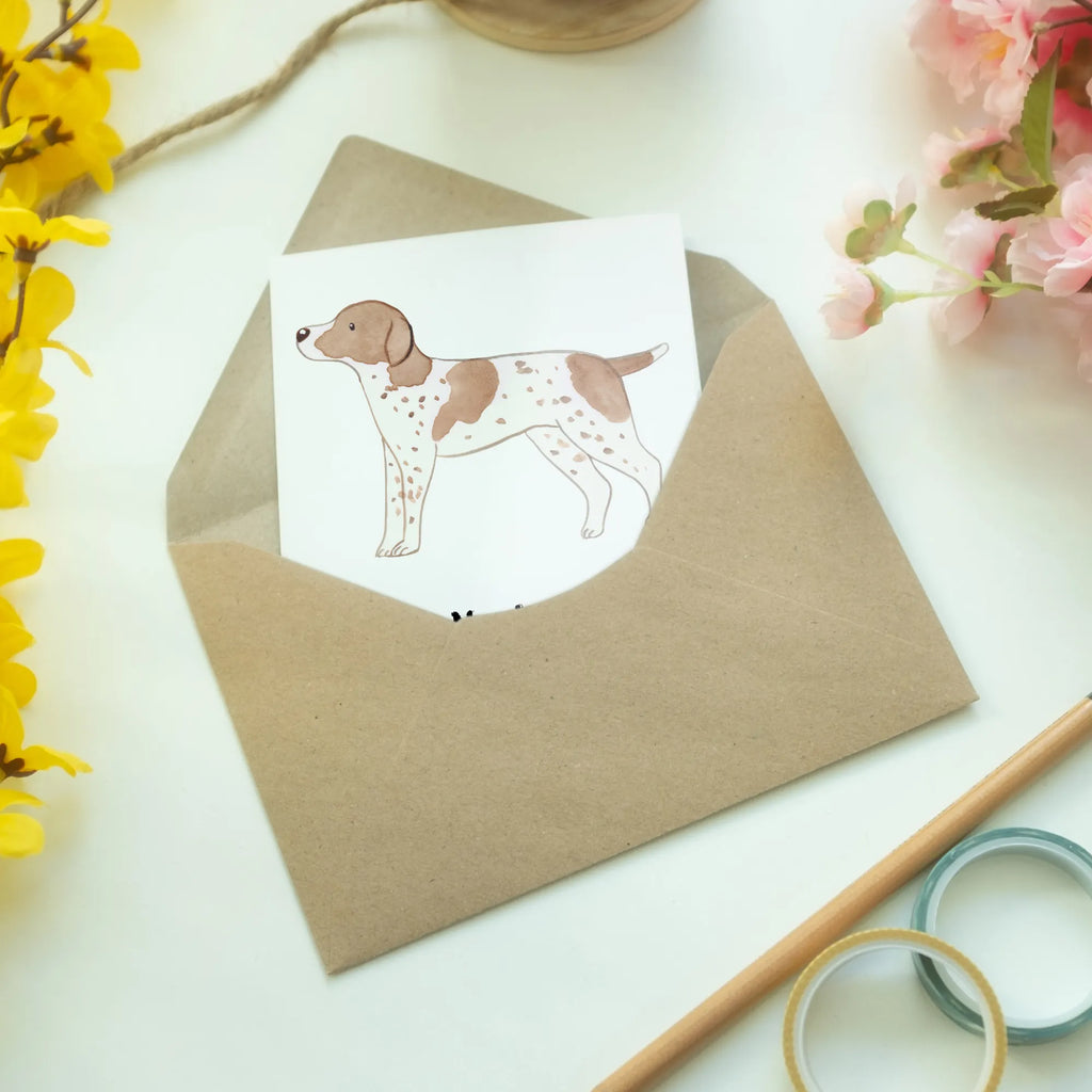 Greetings card Pointer Lifesaver greeting card, birthday card, invitation card, folding card, wedding card, Dog, dog breed, purebred dog, dog owner, gift, animal lover, giving, puppy