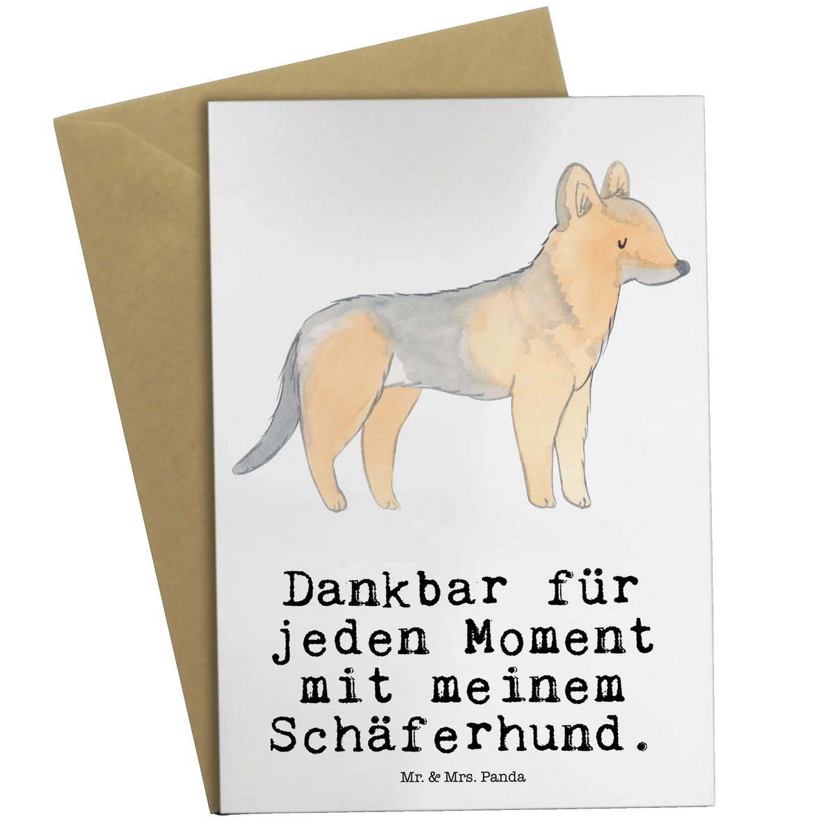 Greetings card German Shepherd moment greeting card, invitation card, folding card, wedding card, birthday card, Dog, dog breed, purebred dog, dog owner, gift, animal lover, giving, puppy