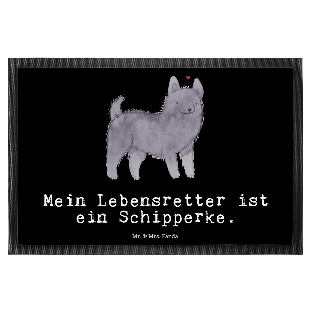Doormat Schipperke Lifesaver gift, animal lover, giving, dog breed, purebred dog, dog owner, puppy