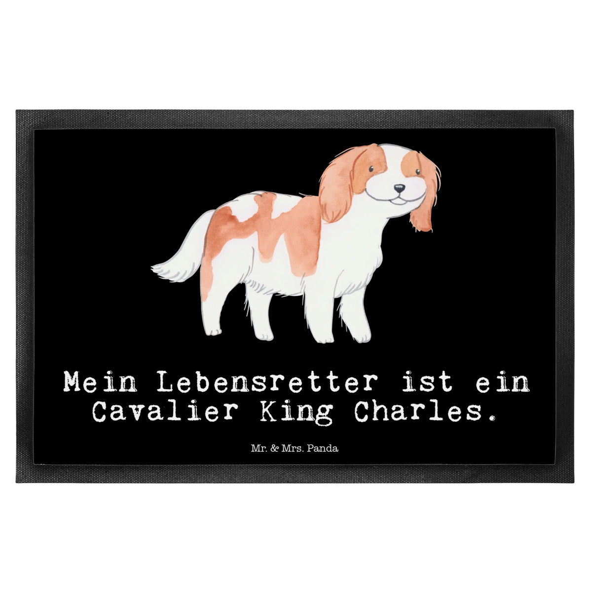 Fußmatte Cavalier King Charles Spaniel Lebensretter Gummi-Fußmatte, Türmatte, Vorleger, flurmatte, fußmatte, Gummimatte, Schuhabstreifer, Türvorleger, Schmutzfangteppich, Outdoor-Matte, hausmatte, Sauberlaufmatte, Abtretmatte, außenmatte, abstreifer, teppichmatte, Abtreter, matte haustür, Fußabstreifer, Eingangsmatte, Schmutzmatte, Fussmatte, bodenmatte, Schmutzfänger, Fußabtreter, Eingangsteppich, Schmutzfangmatte, Haustürmatte, Bodenvorleger, Hunderasse, Rassehund, Hundebesitzer, Tierfreund, Welpe, Hund, Schenken, Geschenk, Cavalier King Charles Spaniel