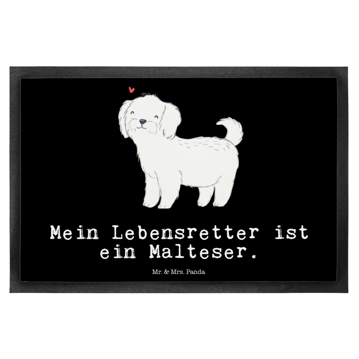 Doormat Maltese Lifesaver Dog, dog breed, purebred dog, dog owner, gift, animal lover, giving, puppy