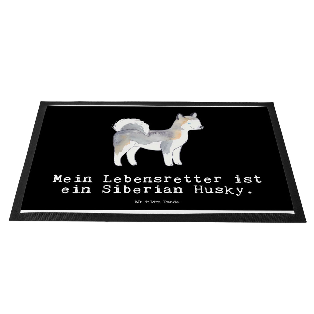 Fußmatte Siberian Husky Lebensretter Haustürmatte, Türmatte, Türvorleger, hausmatte, flurmatte, Abtreter, Fußmatten, fußmatte, schmutzfangmatten, Schmutzfangmatte, Schuhabstreifer, Schmutzmatte, matte haustür, Fußabstreifer, türmatten, Schmutzfangteppich, Abtretmatte, außenmatte, abstreifer, sauberlaufmatten, Schmutzfänger, Eingangsteppich, Fußabtreter, Fussmatte, Eingangsmatte, Sauberlaufmatte, Geschenk, Schenken, Hund, Hunderasse, Rassehund, Hundebesitzer, Tierfreund, Welpe, Siberian Husky